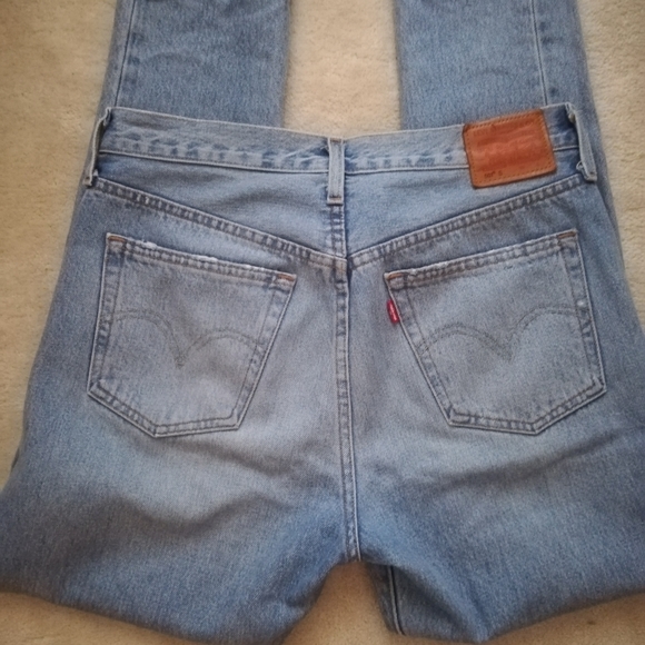 Levi's 501 100% cotton in light denim - Picture 3 of 7